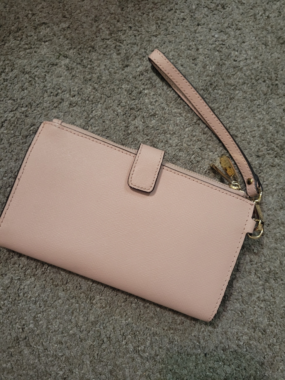 Michael Kors Powder Pink Pebbled Leather Studded Backpack And Wallet - Picture 11 of 12